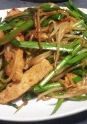豚肉とニラのスタミナ炒め-レシピのメイン写真