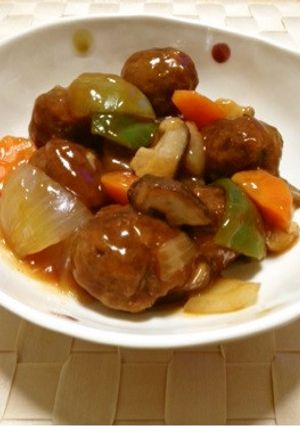 肉団子の酢豚風-レシピのメイン写真