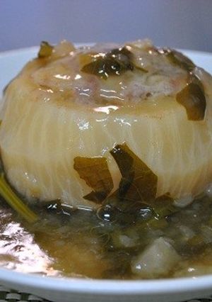 蕪の肉詰めあんかけ-レシピのメイン写真