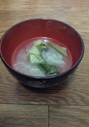 ヨシケイの酢の物をスープに変更！-レシピのメイン写真