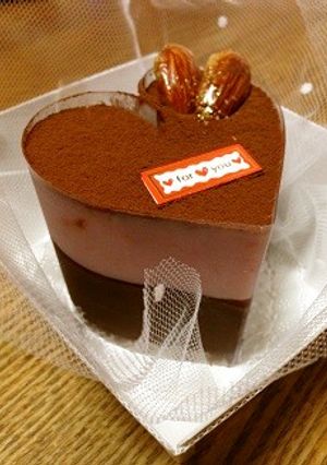 欲張りバレンタイン❤二層のハート生チョコ-レシピのメイン写真