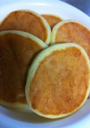 離乳食幼児食にカッテージチーズパンケーキ-レシピのメイン写真