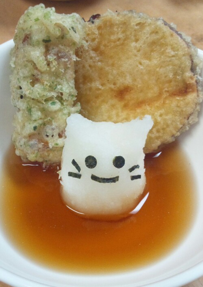 大根おろしアート♪天つゆ編-レシピのメイン写真