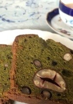 渋皮栗と豆の抹茶パウンドケーキ-レシピのメイン写真
