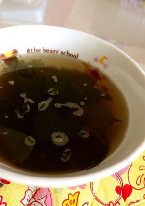 レンジで簡単＊お手軽ワカメスープ-レシピのメイン写真