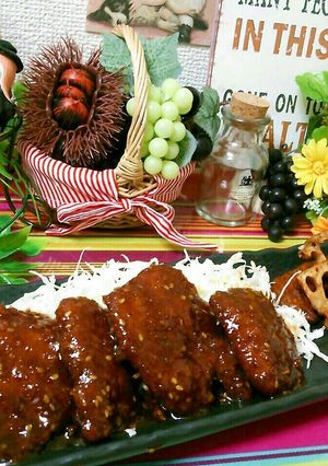 ご飯が進む！こってり～なソースカツ-レシピのメイン写真