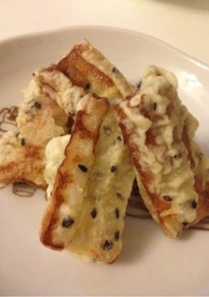 冷めても美味しい竹輪の黒ごま揚げ-レシピのメイン写真