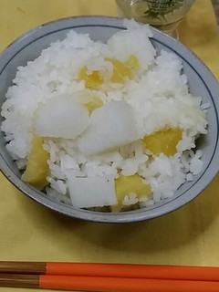 いも×2炊き込みご飯-レシピのメイン写真
