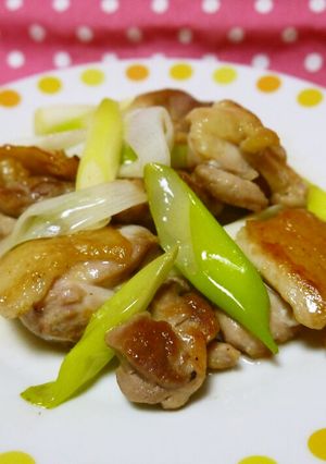 簡単やみつき☆鶏肉とネギのうま塩焼-レシピのメイン写真