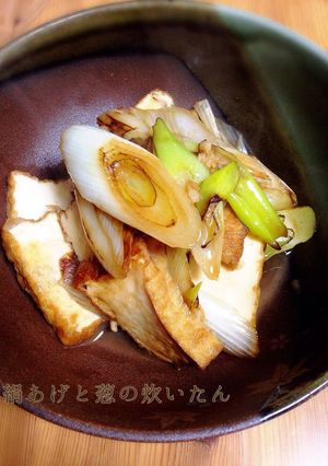 絹あげと葱の炊いたん-レシピのメイン写真