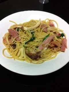 しっかり味付け!厚切りベーコン和風パスタ-レシピのメイン写真