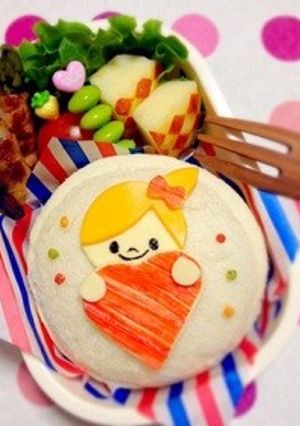 キャラ弁✳︎バレンタインサンドイッチ♡-レシピのメイン写真