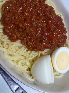 とっても簡単ミートソーススパゲティ-レシピのメイン写真