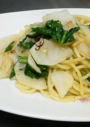ほっこり♪かぶのパスタ♡-レシピのメイン写真