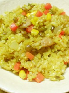 カレーピラフ-レシピのメイン写真