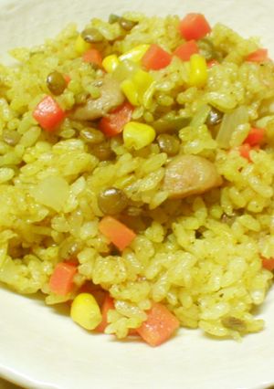 カレーピラフ-レシピのメイン写真