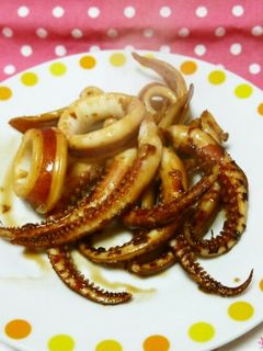 ぷりっぷり♡イカの生姜醤油焼き-レシピのメイン写真