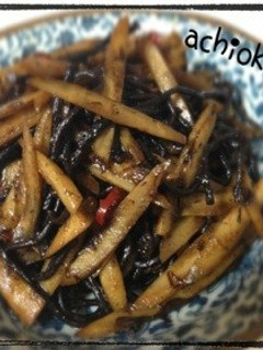 ごぼうとひじきの煮物-レシピのメイン写真