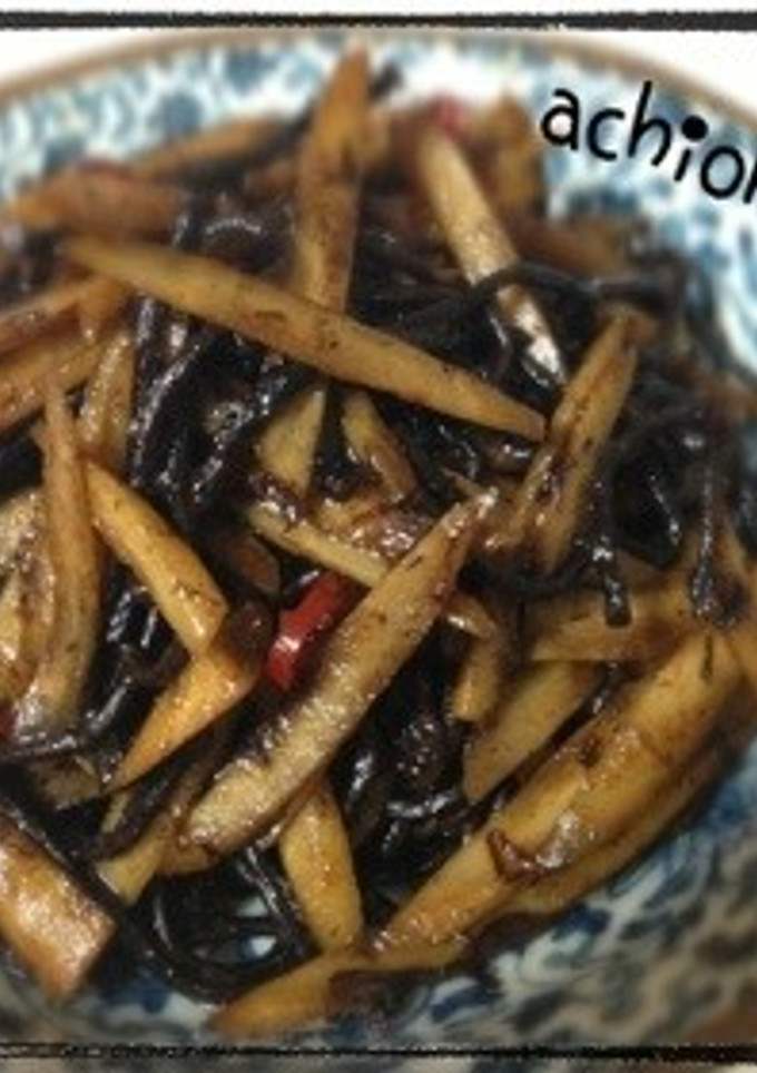 ごぼうとひじきの煮物-レシピのメイン写真
