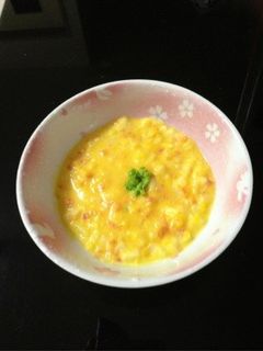 離乳食トマトとかぼちゃのクリームうどん-レシピのメイン写真