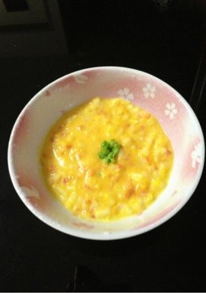 離乳食トマトとかぼちゃのクリームうどん-レシピのメイン写真