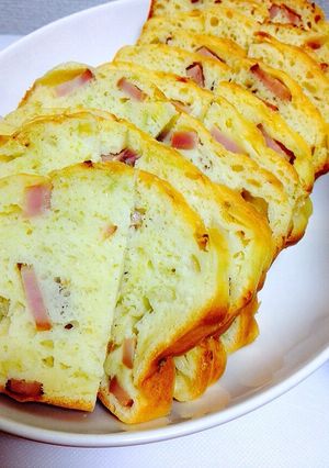 ハムと野菜のしっとりケークサクレ-レシピのメイン写真
