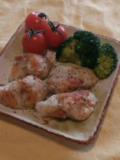 ササミの味噌チーズ焼き♪-レシピのメイン写真