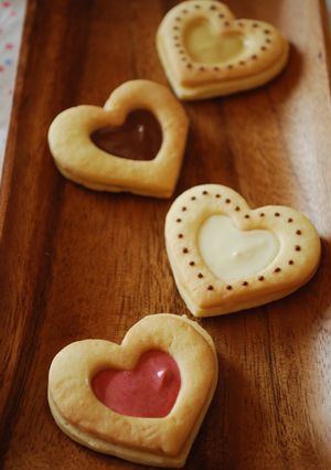 ハートのチョコサンドクッキー-レシピのメイン写真