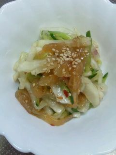 ★中華クラゲとキュウリ大根の和え物★-レシピのメイン写真