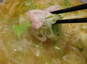 長ねぎ大量消費！スープしゃぶすき-レシピのメイン写真