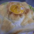 卵白がフワフワ!目玉焼きトースト