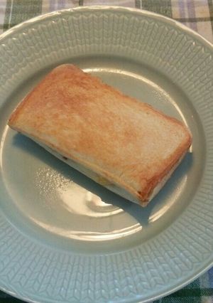ホットサンド【アップルカスタード】-レシピのメイン写真