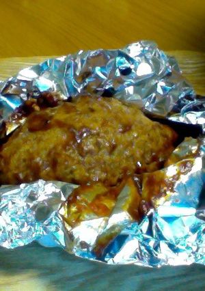 余ったカレーでつばめ風ハンバーグ-レシピのメイン写真