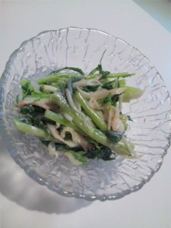 水菜とカニカマの和風和え-レシピのメイン写真