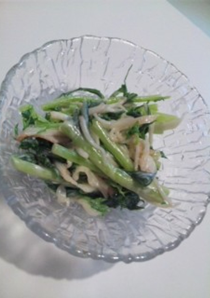水菜とカニカマの和風和え-レシピのメイン写真