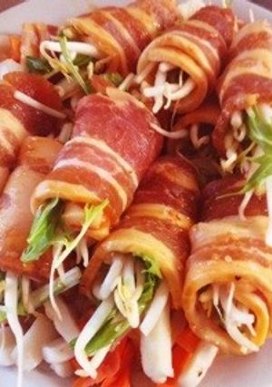簡単☆余り野菜で肉巻き-レシピのメイン写真