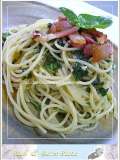 バジル&ベーコンマヨパスタ-レシピのメイン写真
