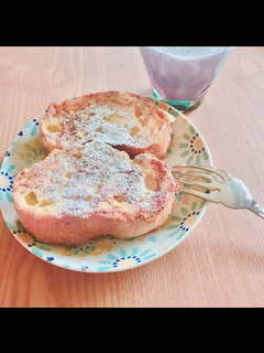 バケットで簡単フレンチトースト♪-レシピのメイン写真