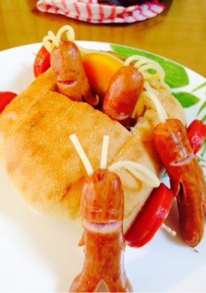 ソーセージ星人のドライブランチ-レシピのメイン写真
