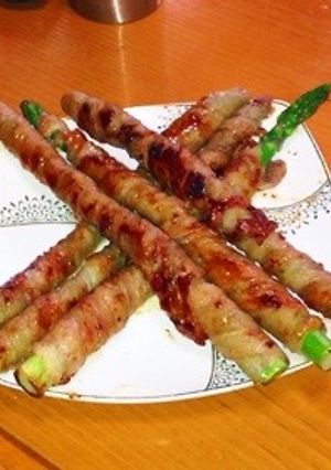 疲労回復アスパラと豚で栄養満点簡単肉巻き-レシピのメイン写真