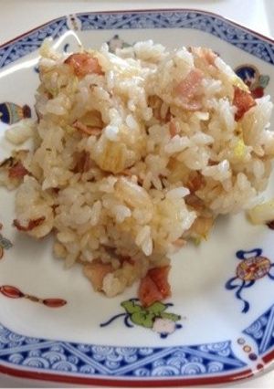 白菜とベーコンの炒飯☻-レシピのメイン写真