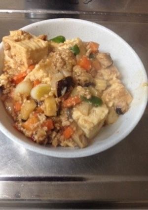 鶏そぼろリメイク麻婆豆腐-レシピのメイン写真