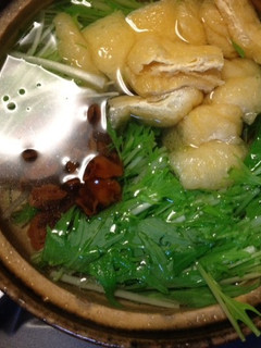 給料日前に絶品節約水菜鍋(*^。^*)-レシピのメイン写真
