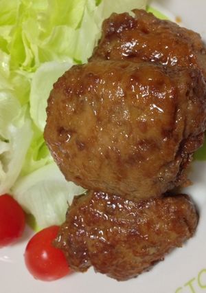 煮たハンバーグ-レシピのメイン写真