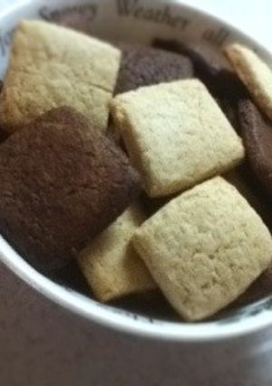 卵なし！材料4つの簡単サクサククッキー＊-レシピのメイン写真