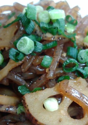 糸コンニャクと蓮根のウマ煮-レシピのメイン写真