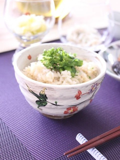 春を感じる♪ホタテと菜の花の混ぜご飯-レシピのメイン写真