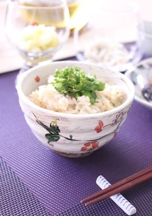 春を感じる♪ホタテと菜の花の混ぜご飯-レシピのメイン写真