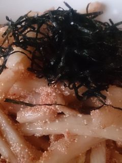 山芋と明太子のバター炒め-レシピのメイン写真