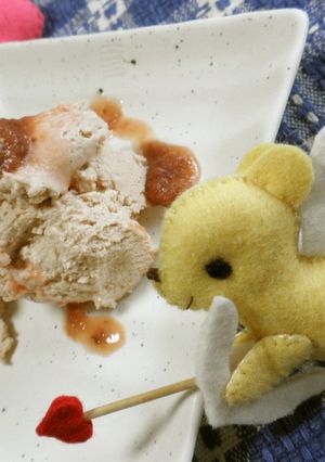 ストロベリーチョコアイス♪-レシピのメイン写真
